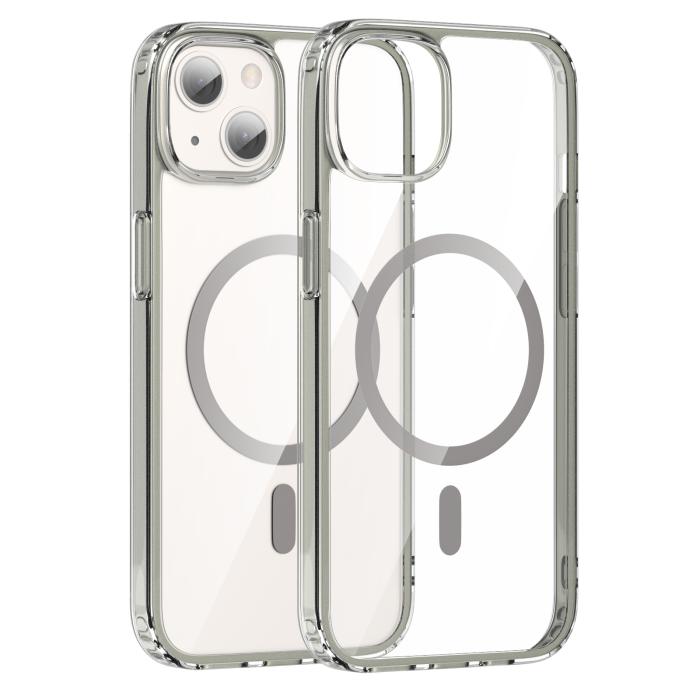 Bild 2, ColorPop iPhone 13 Skal CH MagSafe Transparent/Titanium
