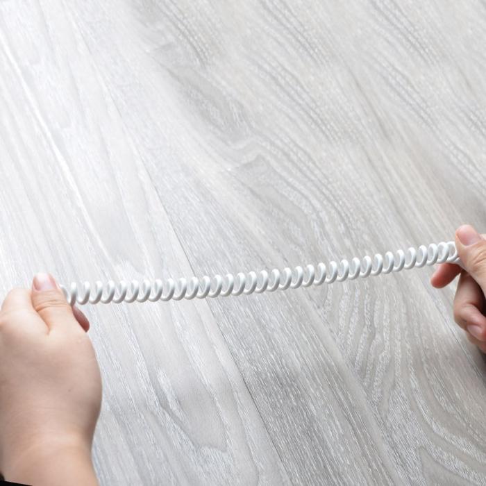 Bild 4, DUDAO 3.5 mm AUX 150 cm Utdragbar Kabel - Vit