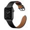 Äkta Läder Armband Apple Watch 41/40/38 mm - Svart