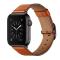 Äkta Läder Armband Apple Watch 41/40/38 mm - Brun