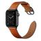 Äkta Läder Armband Apple Watch 41/40/38 mm - Brun