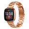 Lyxigt Metallarmband Fitbit Versa 3/Fitbit Sense - Roséguld