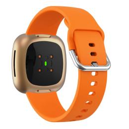 Silikon Armband Versa 3/Fitbit Sense - Orange