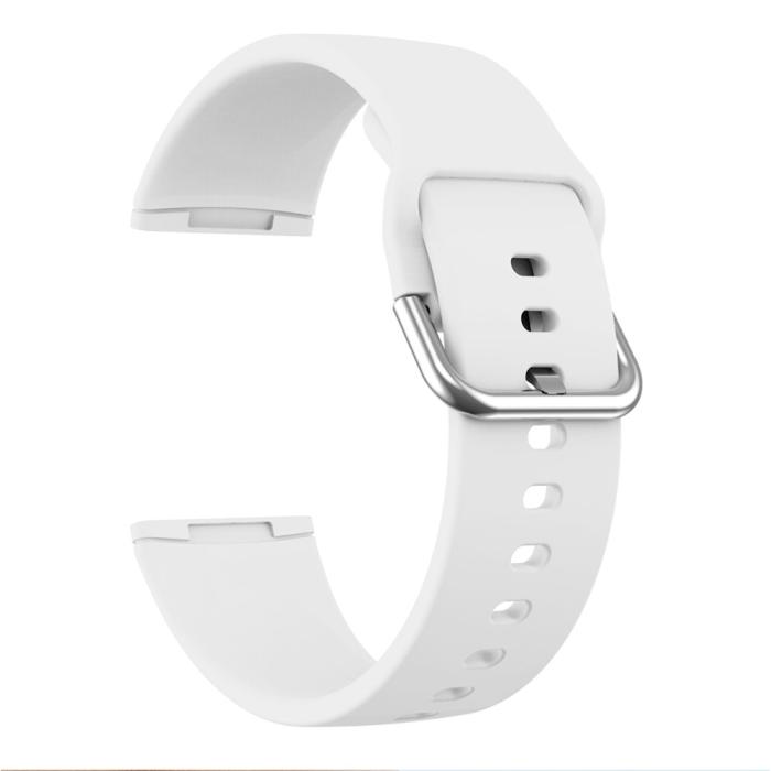 Bild 3, Silikon Armband Versa 3/Fitbit Sense - Vit