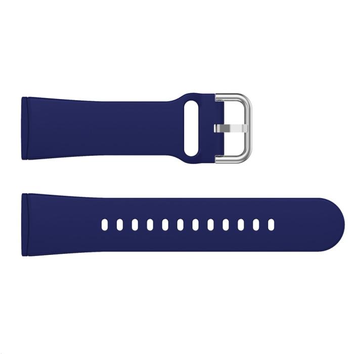Bild 4, Silikon Armband Versa 3/Fitbit Sense - Mörk Blå