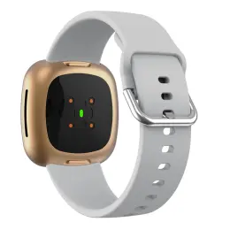 Silikon Armband Versa 3/Fitbit Sense - Grå
