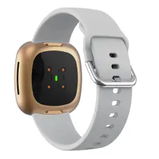 Silikon Armband Versa 3/Fitbit Sense - Grå