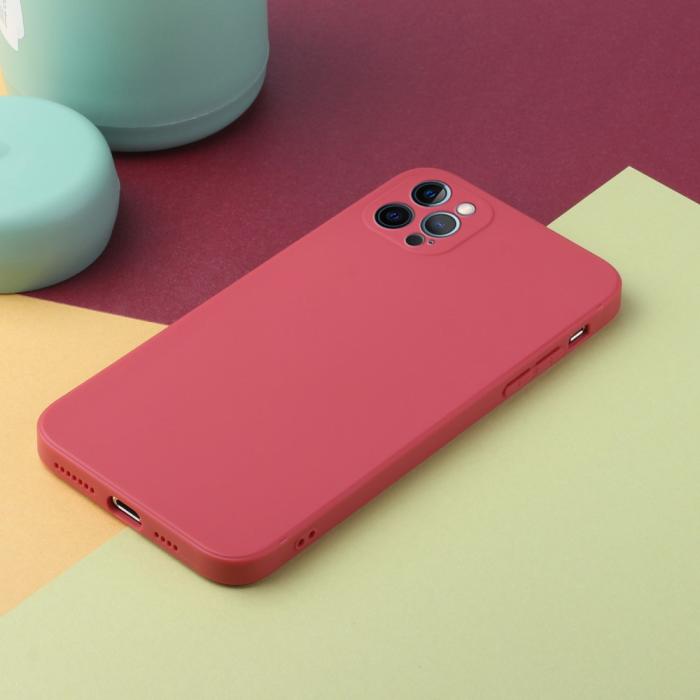 Bild 5, iPhone 13 Pro - Liquid TPU Mobilskal - Röd