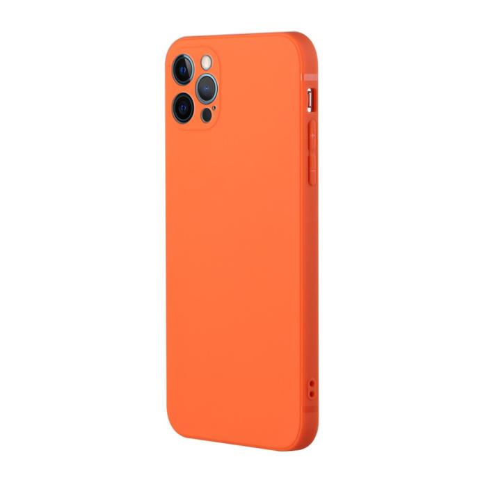 Bild 2, iPhone 13 Pro - Liquid TPU Mobilskal - Orange