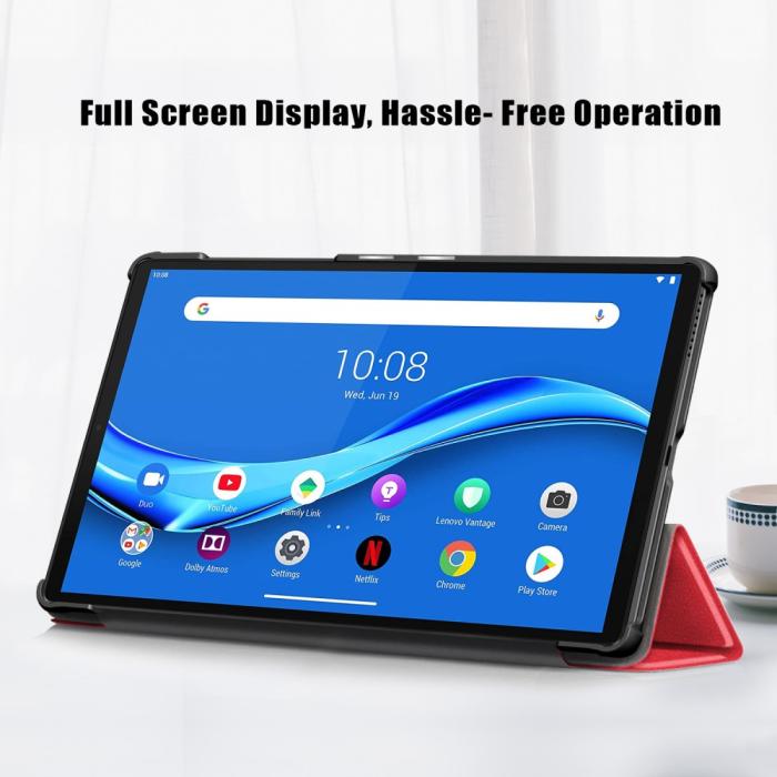Bild 5, Lenovo Tab M10 Plus (2nd Gen) Tri-Fold Fodral Röd