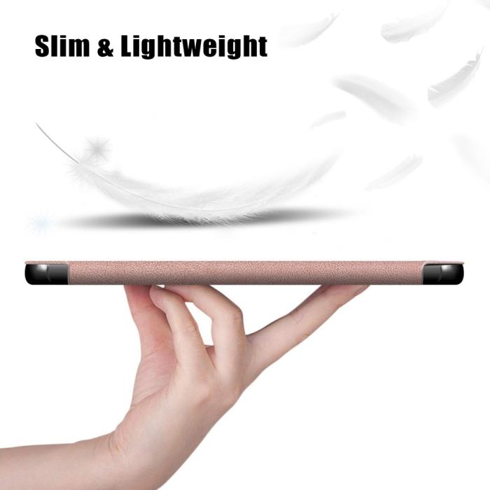 Bild 4, Lenovo Tab M10 Plus (2nd Gen) Tri-Fold Fodral Roséguld
