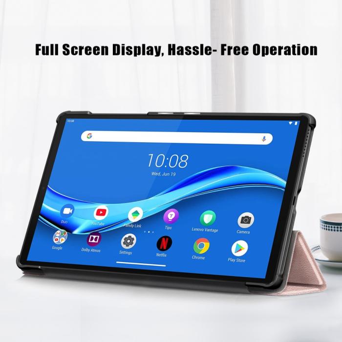 Bild 5, Lenovo Tab M10 Plus (2nd Gen) Tri-Fold Fodral Roséguld