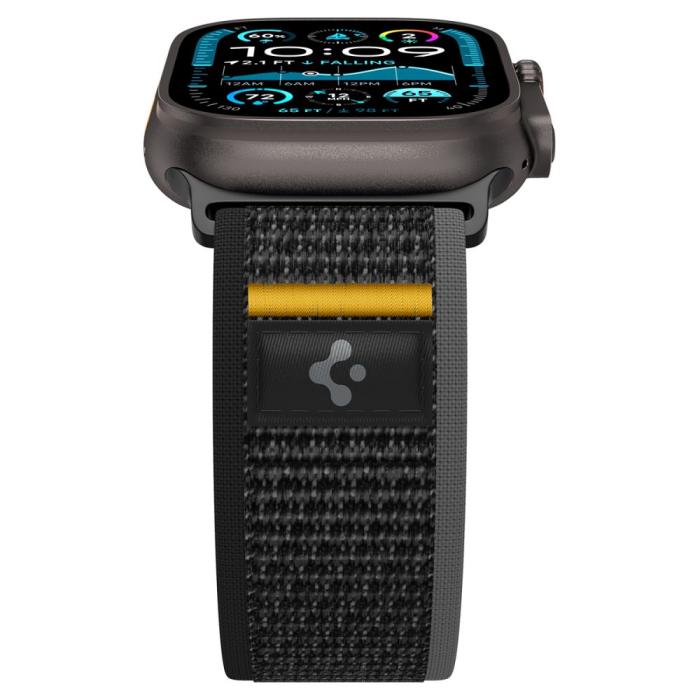 Bild 5, Spigen Apple Watch 42/44/45/46/49 mm Armband Athlex Air Svart