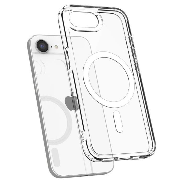 Bild 6, Spigen iPhone 17e / 16e Skal MagSafe Mag Ultra Hybrid Vit