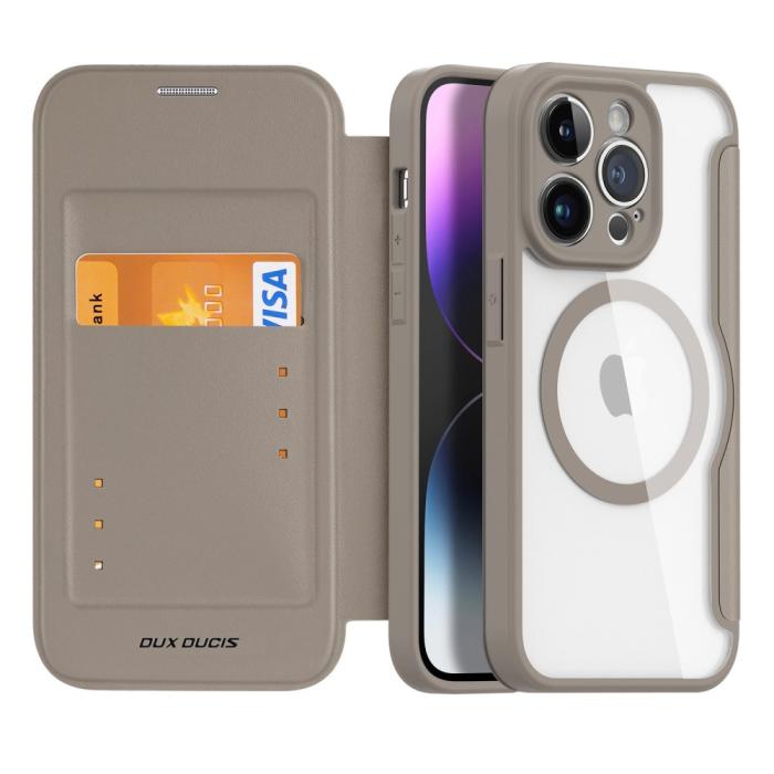 Bild 2, DUX DUCIS iPhone 14 Pro Fodral MagSafe Skin X Pro Khaki