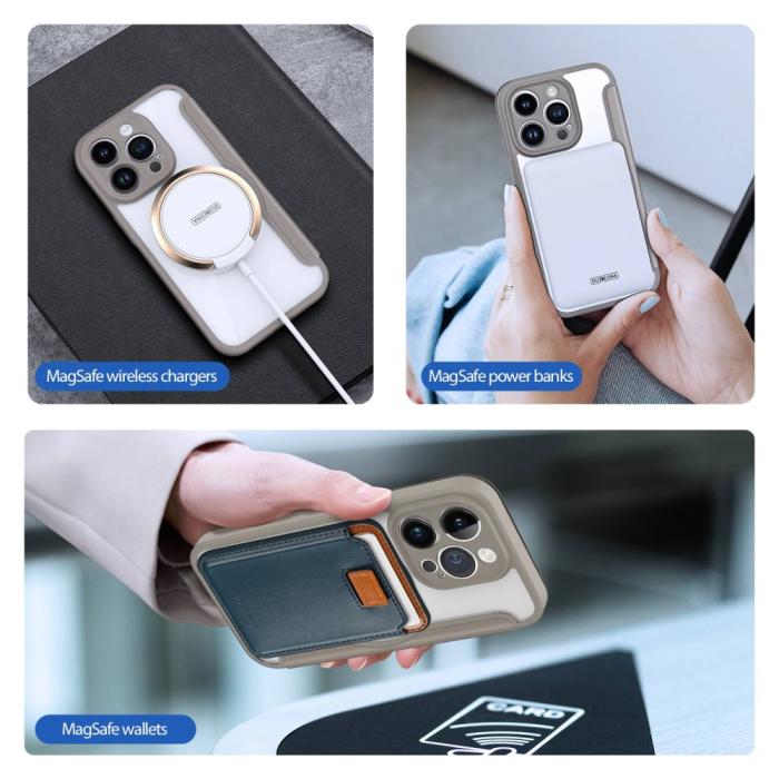 Bild 5, DUX DUCIS iPhone 14 Pro Fodral MagSafe Skin X Pro Khaki