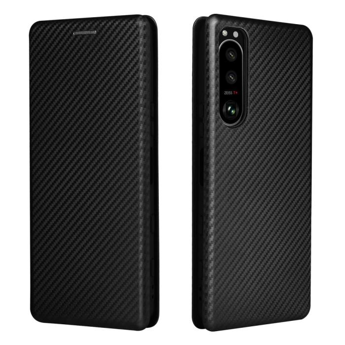 Bild 1, Sony Xperia 5 III Fodral Kolfiber Textur Svart