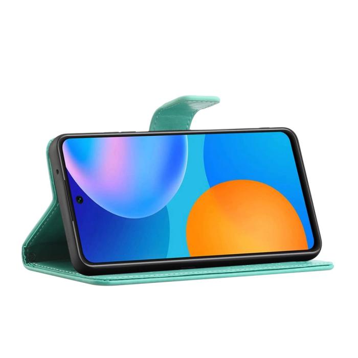 Bild 4, Xiaomi 11T / 11T Pro Fodral Tryckt Läder Grön