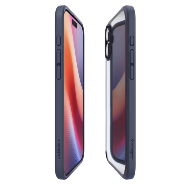 Bild 3, Spigen iPhone 16 Skal Ultra Hybrid Navy Blue