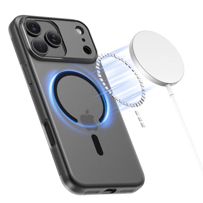 Bild 2, Tech-Protect iPhone 17 Pro Skal MagSafe MagSlim Matt Svart