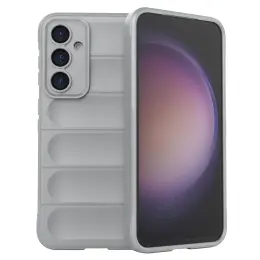 Samsung Galaxy S23 FE Skal Magic Shield TPU Ljus Grå