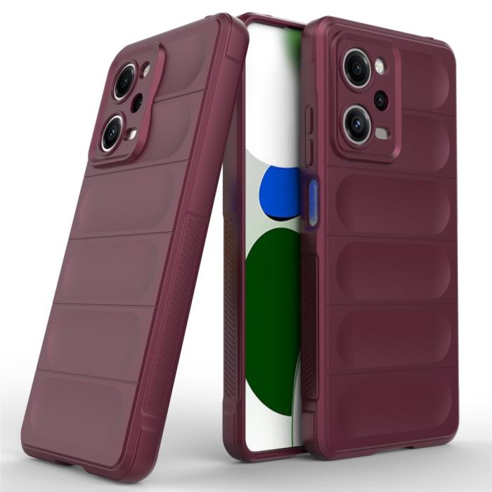 Bild 5, Xiaomi Redmi Note 12 Pro 5G Skal Magic Shield Vinröd