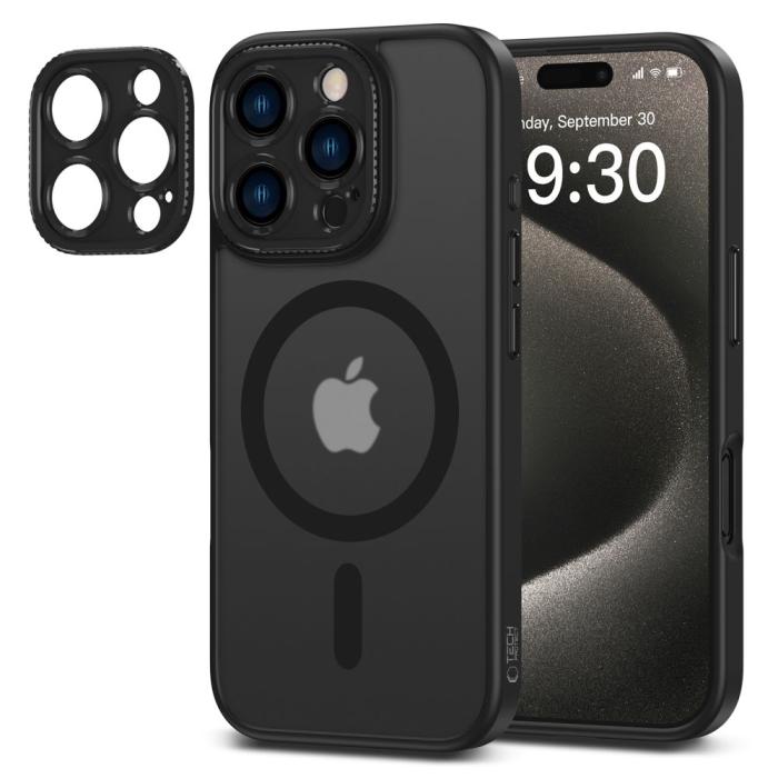 Bild 3, Tech-Protect iPhone 16 Pro Max Skal MagSafe MagCam Matt Svart