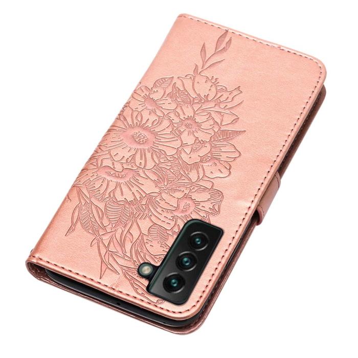 Bild 5, Samsung Galaxy S23 Plus Fodral Fjäril Roséguld