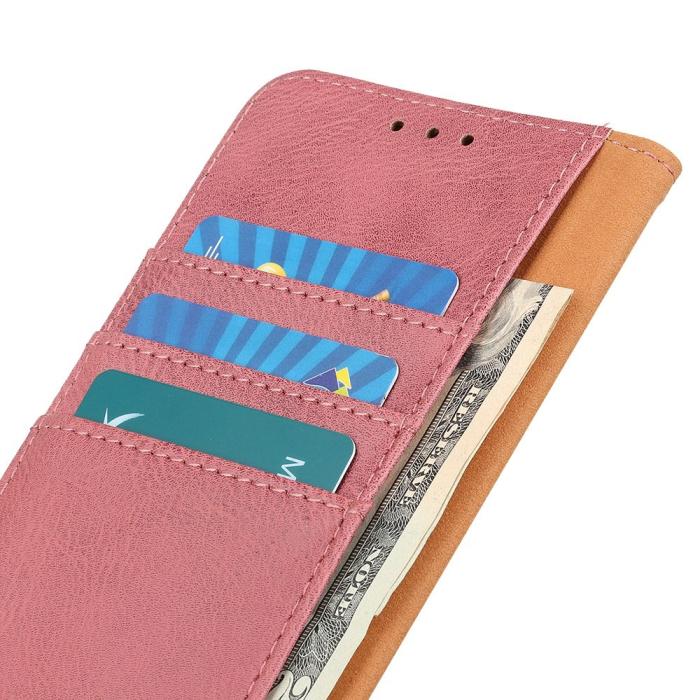 Bild 5, KHAZNEH OnePlus Nord 2T 5G Fodral Läder Rosa