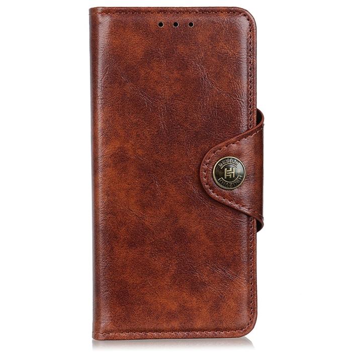 Bild 2, KHAZNEH Motorola Moto G51 Fodral Retro Brun