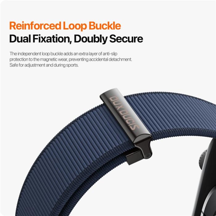 Bild 6, DUX DUCIS Apple Watch 42/44/45/46/49 mm Armband Magnetic Strap
