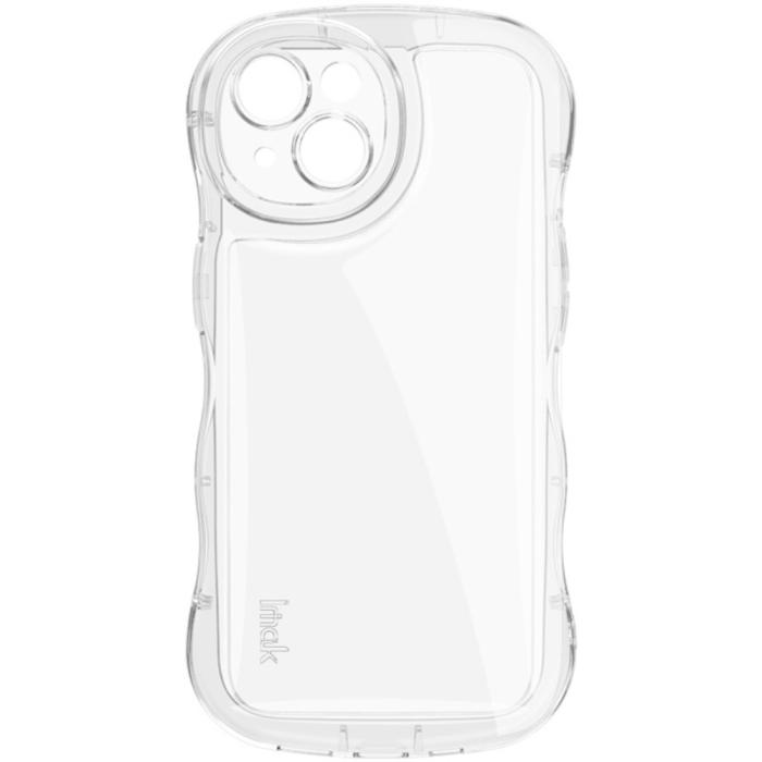 Bild 3, IMAK iPhone 15 Skal Wavy TPU Skal Transparent