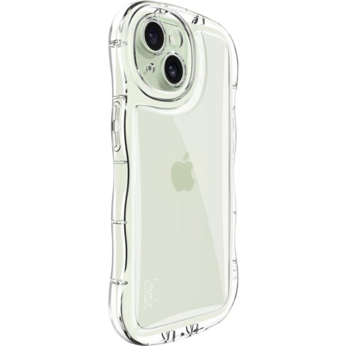 Bild 4, IMAK iPhone 15 Skal Wavy TPU Skal Transparent