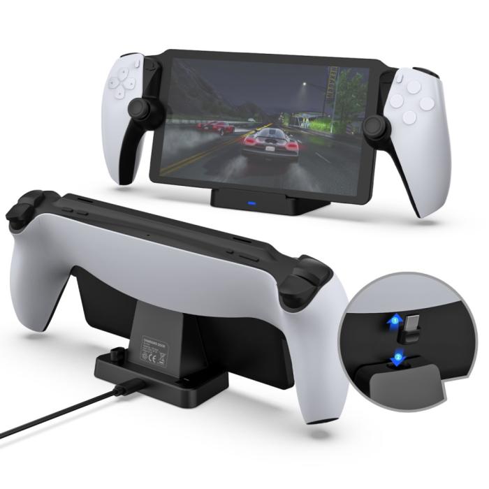 Bild 3, DOBE Sony Playstation Portal Laddningsställ Svart