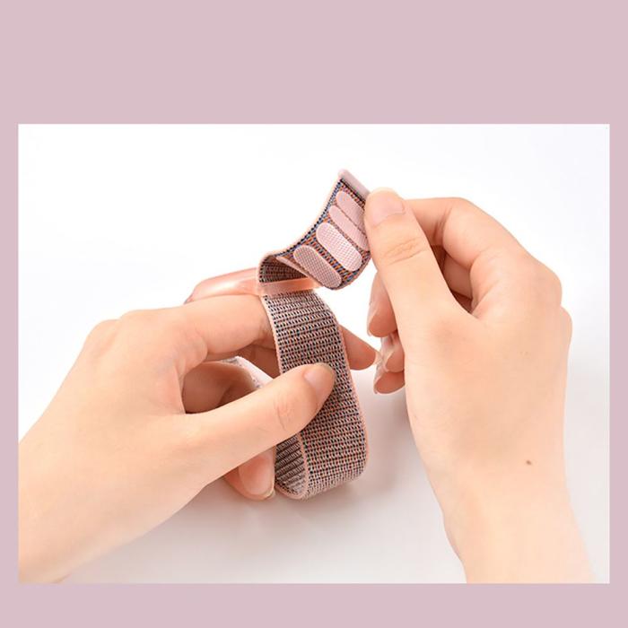 Bild 2, Tech-Protect Nylon Armband För AirTag Till Barn Rosa