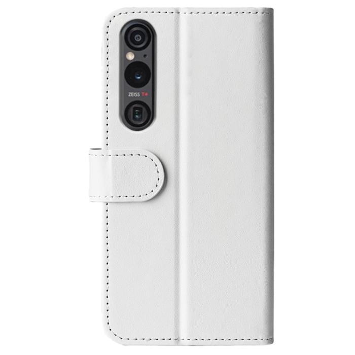 Bild 6, Sony Xperia 1 VI Fodral Crazy Horse Läder Vit