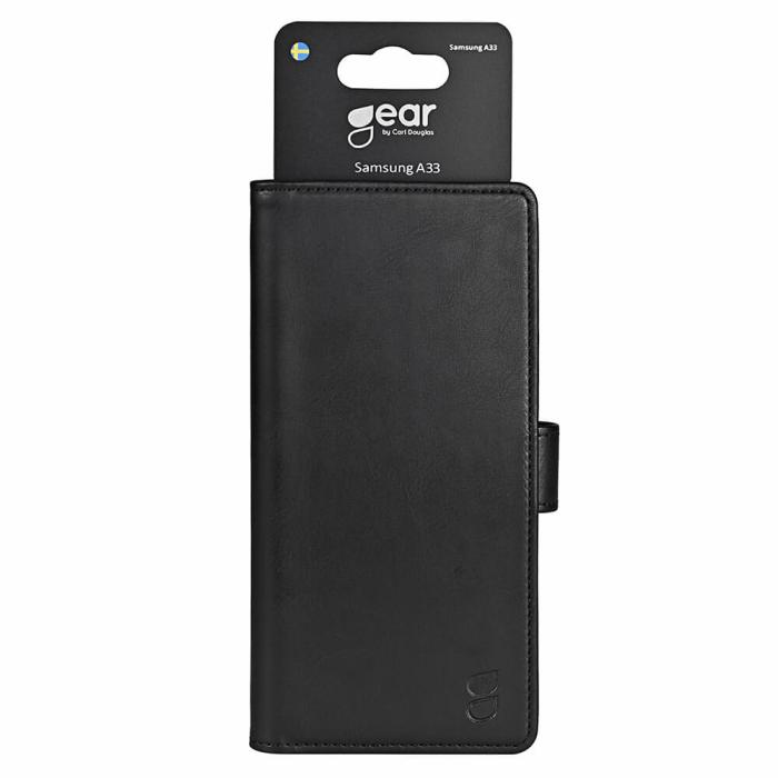 Bild 2, GEAR Samsung Galaxy A33 5G Fodral Läder Svart