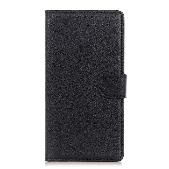 Bild 6, Samsung Galaxy S26 Ultra Fodral Litchi Läder Svart