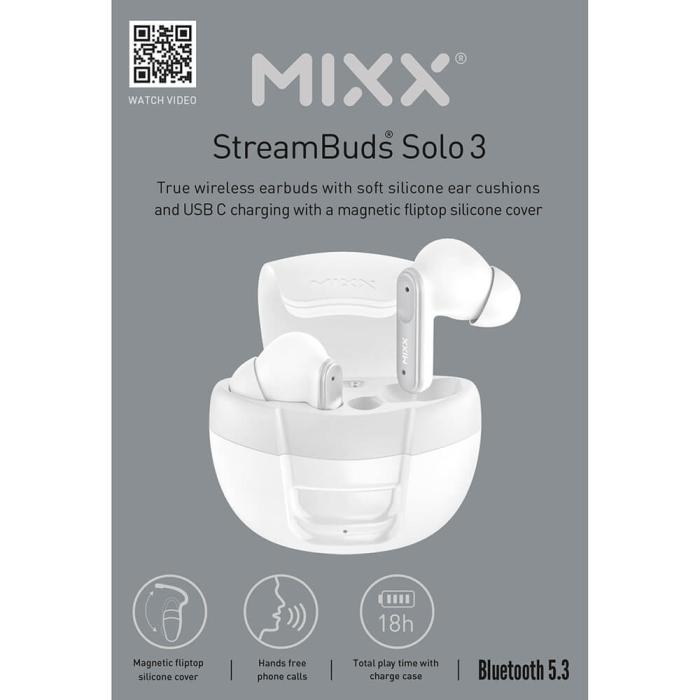 Bild 2, MIXX In-Ear TWS Hörlurar Solo 3 Vit
