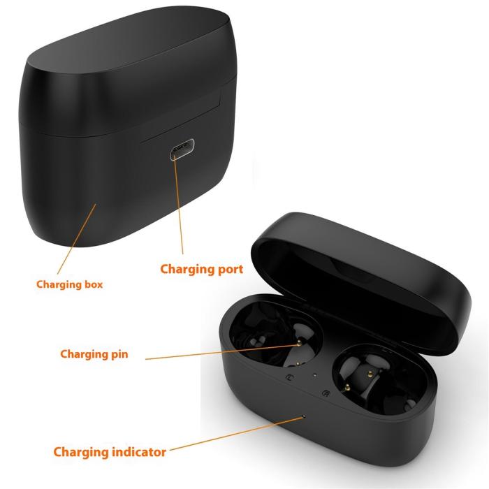 Bild 2, Jabra Elite 5 Laddningsfodral Svart