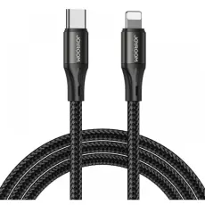 Joyroom 2m 20W PD USB-C - Lightning Nylonkabel Svart