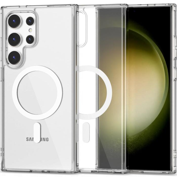 Bild 1, Tech-Protect Galaxy S24 Ultra Skal MagSafe FlexAir Hybrid Transparent