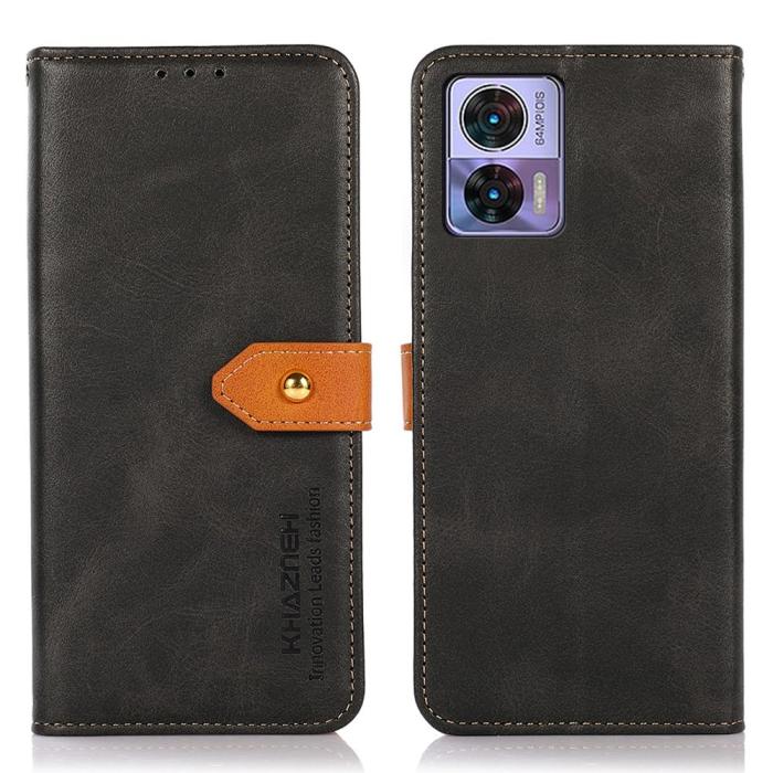 Bild 1, KHAZNEH Motorola Edge 30 Neo 5G Fodral Dual Color Svart