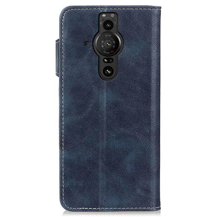 Bild 3, Sony Xperia Pro-I Fodral S-Line Läder Blå