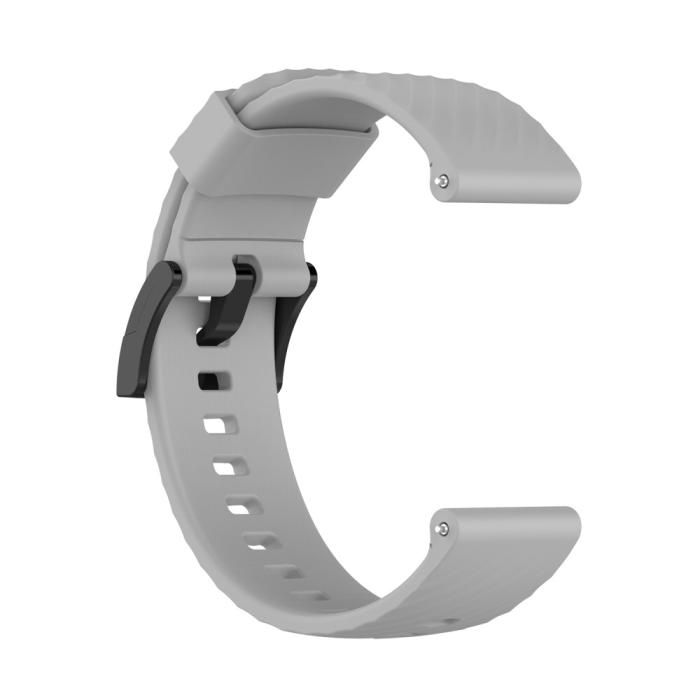 Bild 4, Silikon Armband För Suunto (24mm) Grå