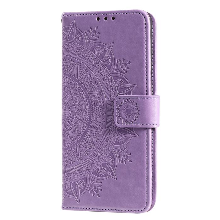 Bild 4, Samsung Galaxy S21 - Mandala Plånboksfodral - Lila