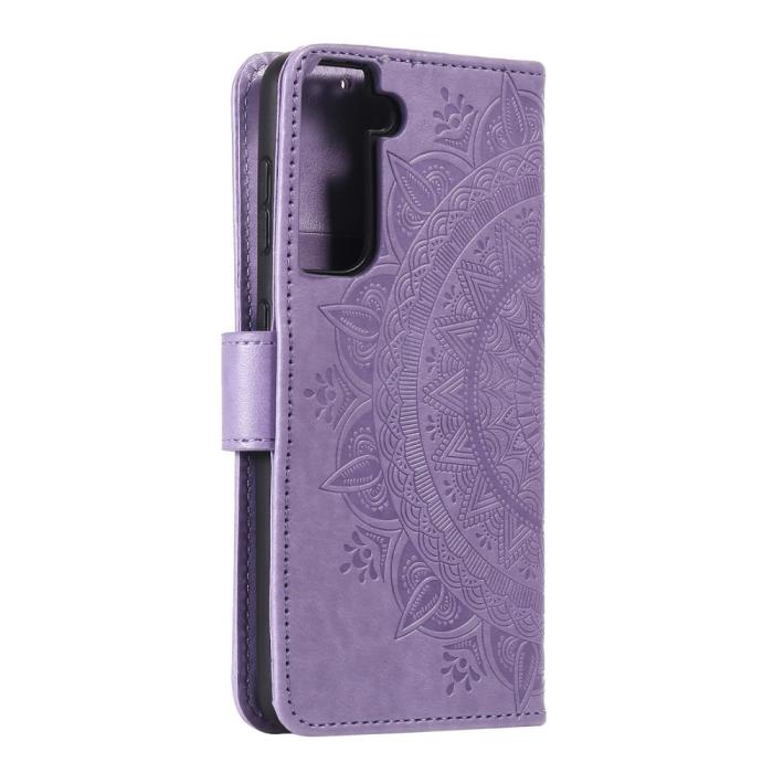 Bild 5, Samsung Galaxy S21 - Mandala Plånboksfodral - Lila