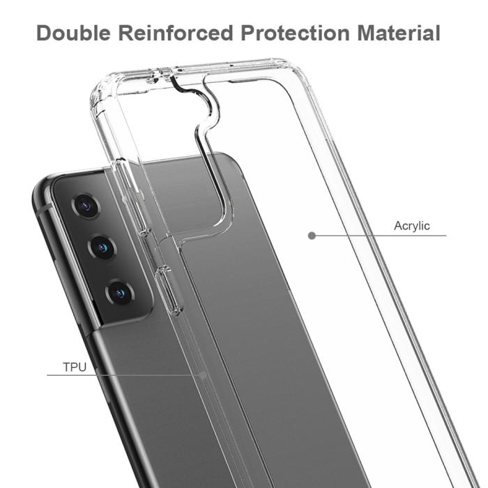 Bild 3, Samsung Galaxy S21 - Crystal Akryl/TPU Skal