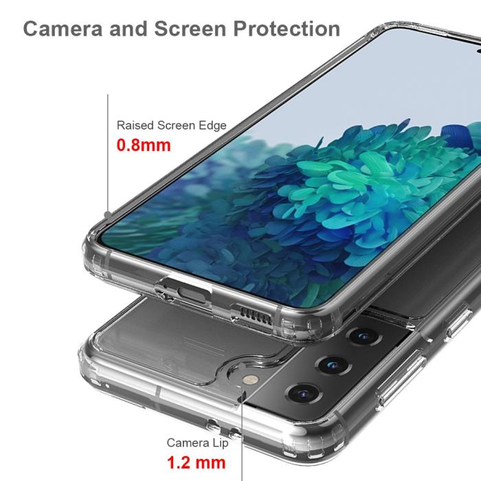 Bild 4, Samsung Galaxy S21 - Crystal Akryl/TPU Skal