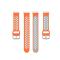 Silikon Träningsarmband Armband Versa 3/Fitbit Sense - Orange/Grå